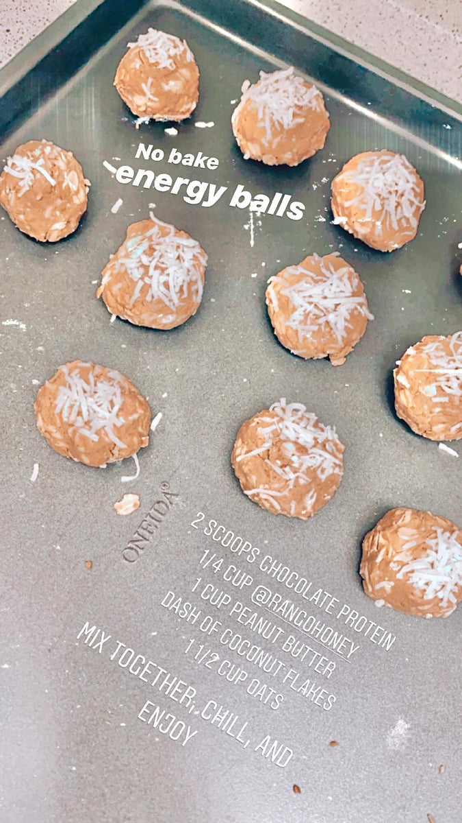 No Bake Energy Balls Rango Honey