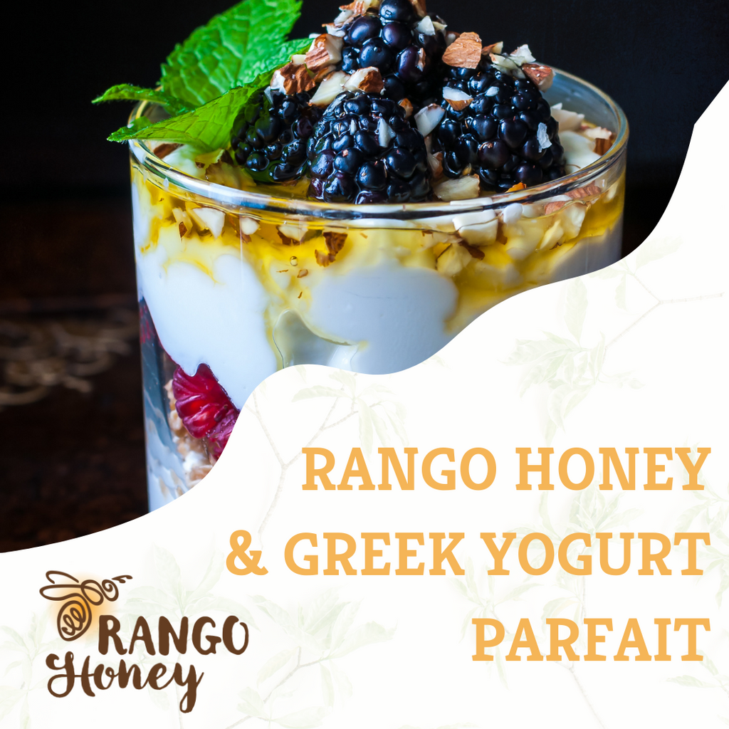 honey greek yogurt parfait with nuts and berries recipe