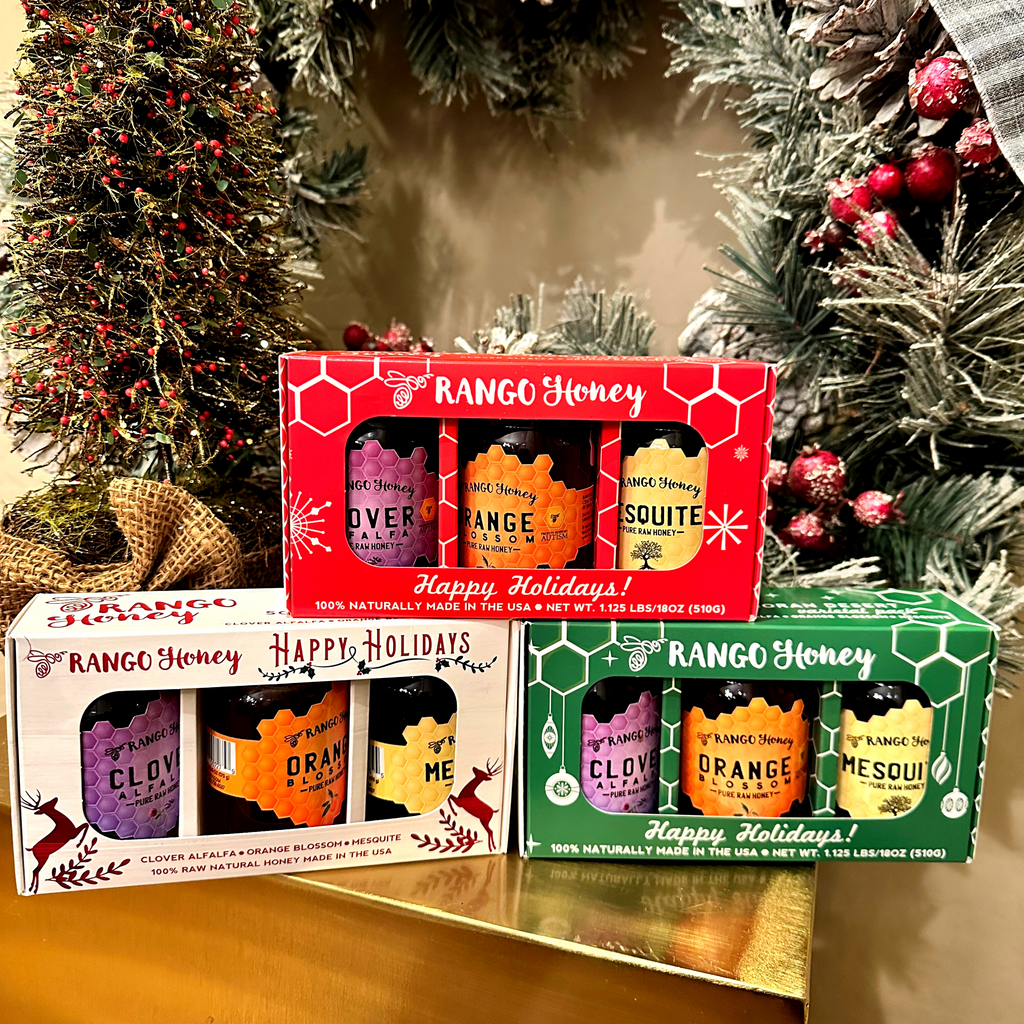 3 honey varieties gift box